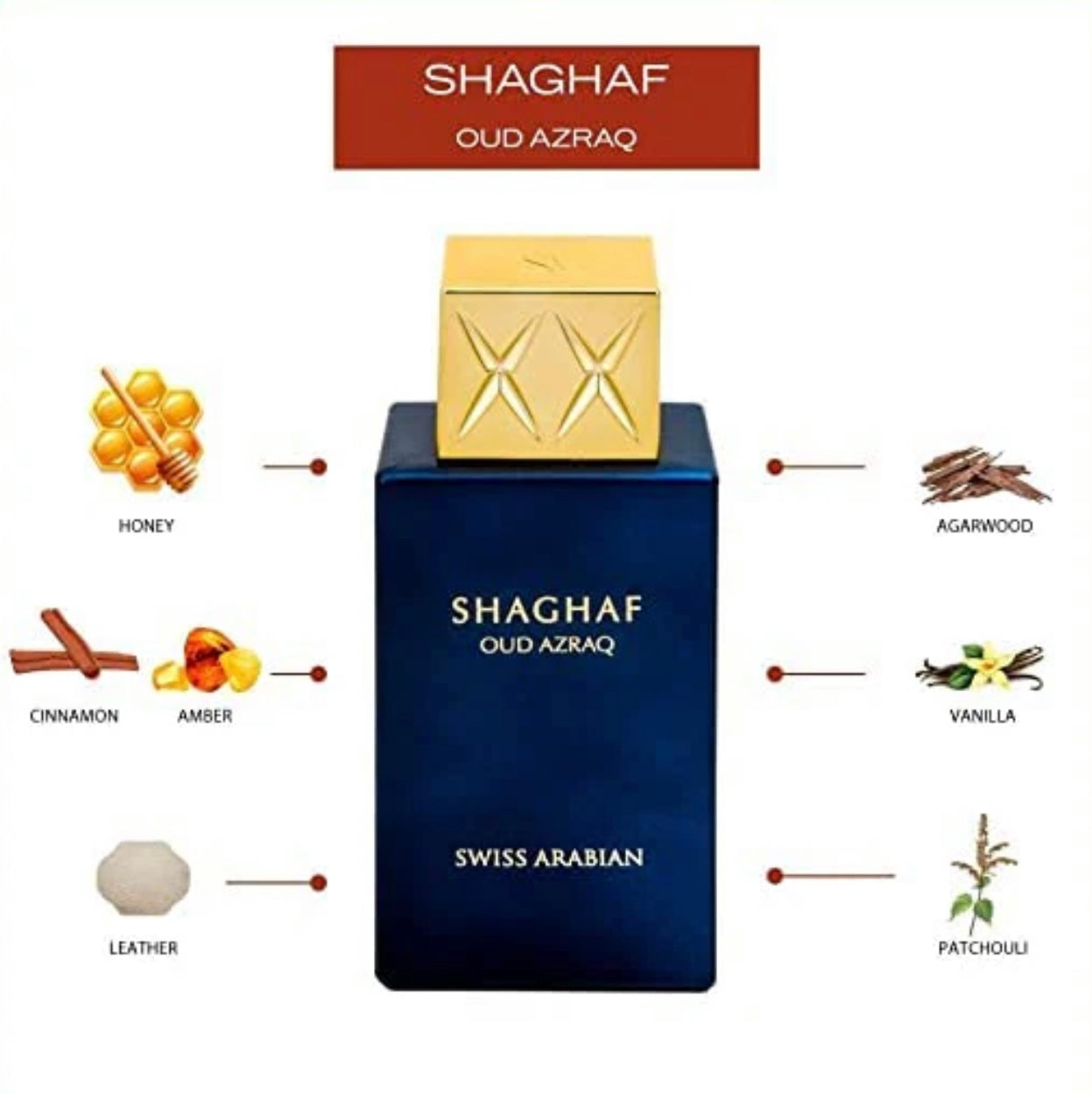 Shaghaf Oud Azraq Eau De Parfum By Swiss Arabian