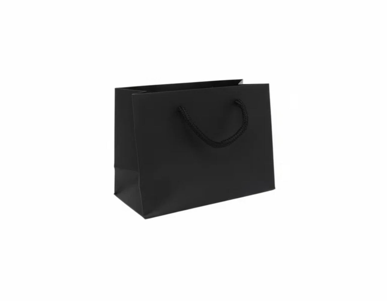 Large Gift Bag Black – 32 × 11 × 28 cm