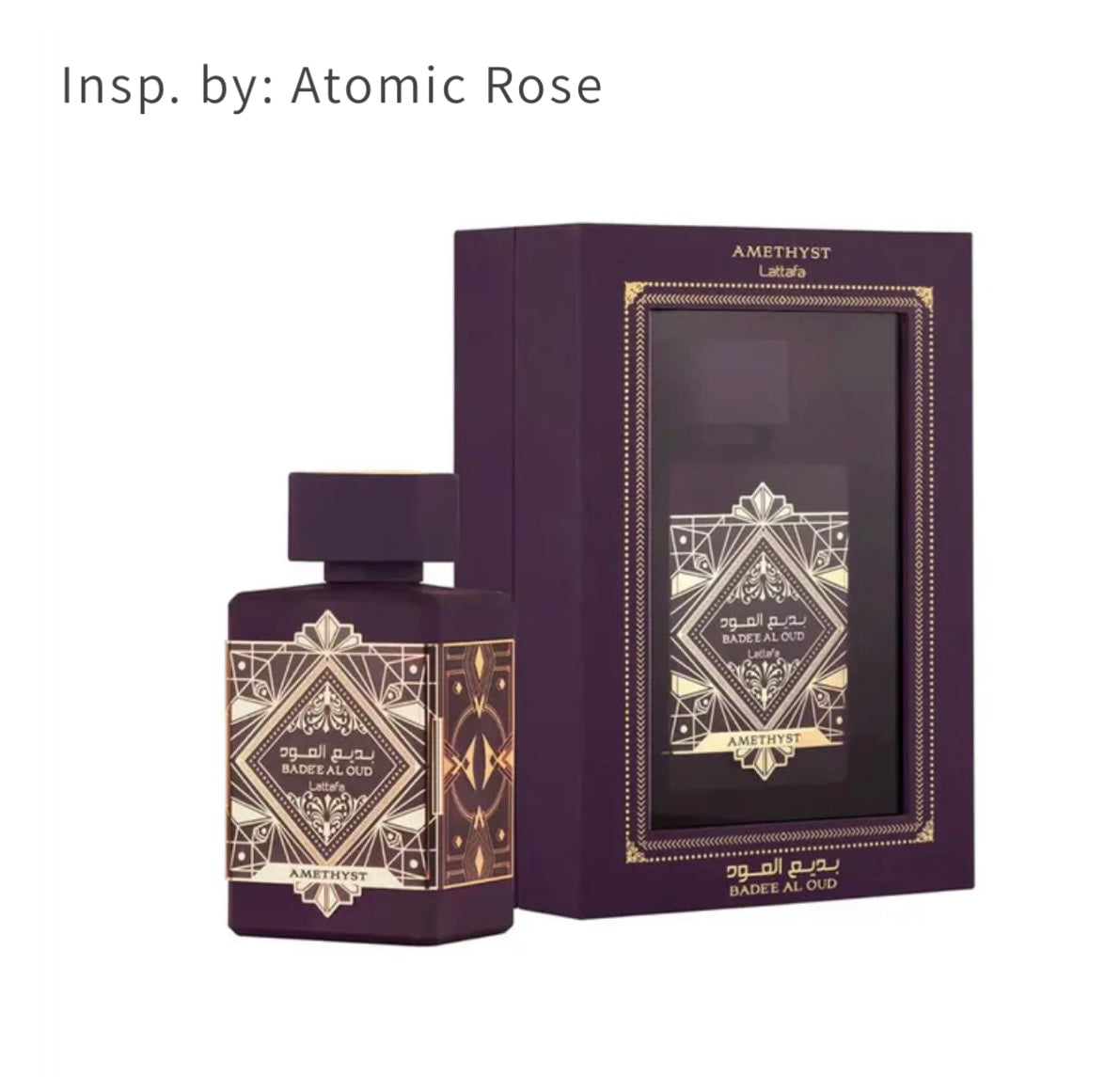Badee Al Oud Amethyst EDP 100ml Unisex