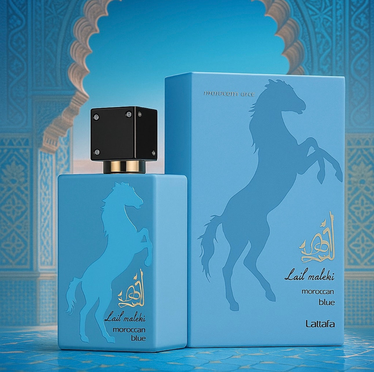 Lattafa Lail Maleki Moroccan Blue Perfume 100ml EDP